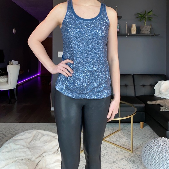 Express Sequin Tank Top - Picture 2 of 5